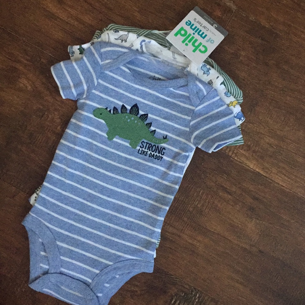 NWT Set of 3 baby boy onesies.